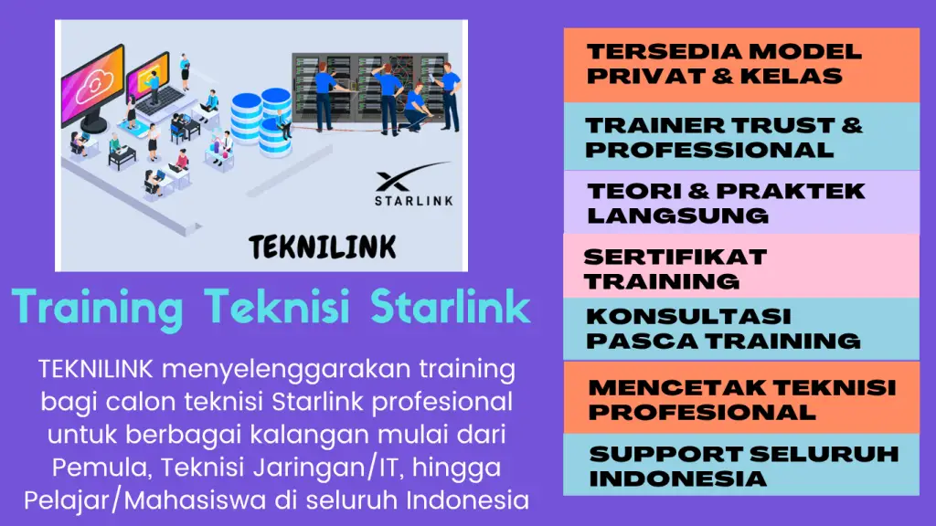 Training Teknisi Starlink - TEKNILINK